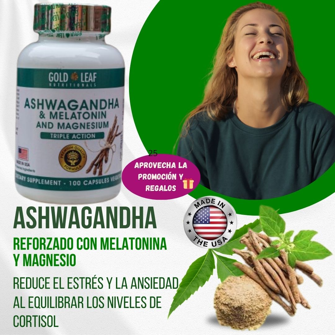 ASHWAGANDHA & MELATONINA & MAGNESIO