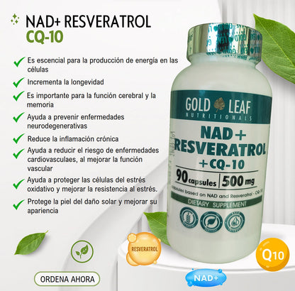 NAD+Resveratrol + COENZIMA Q10