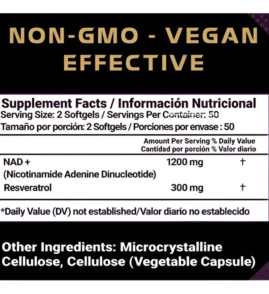 NAD+RESVERATROL de la marca americana SOTOOMI