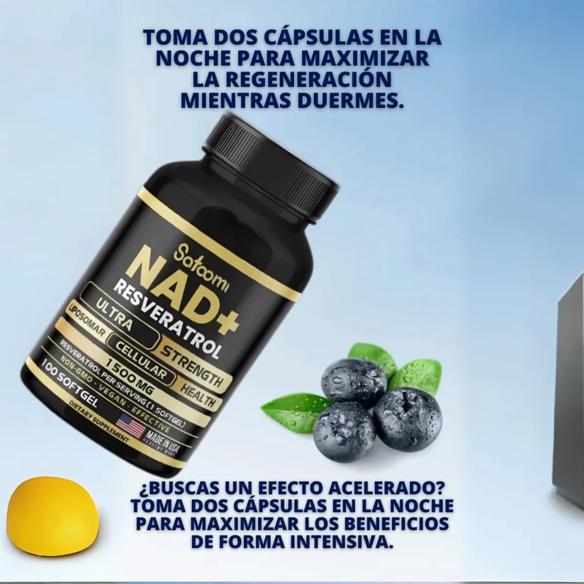 NAD+RESVERATROL de la marca americana SOTOOMI
