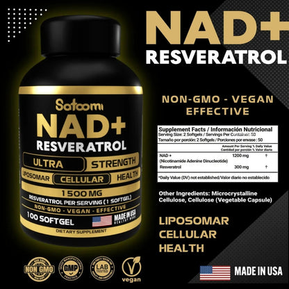 NAD+RESVERATROL de la marca americana SOTOOMI